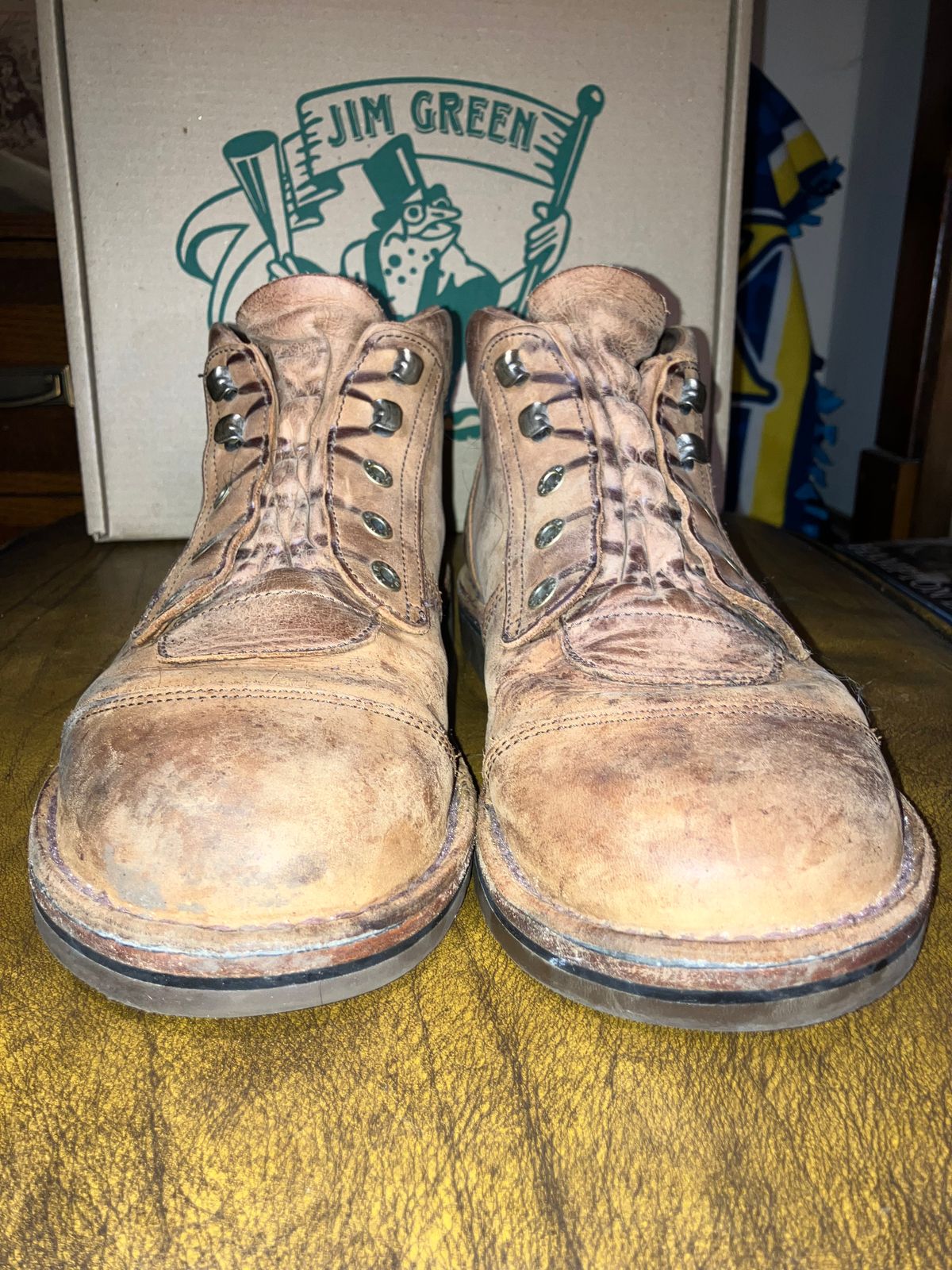 Photo by sigben59 on December 4, 2025 of the Jim Green African Ranger – Leather Midsole in Fudge Crazy Horse.