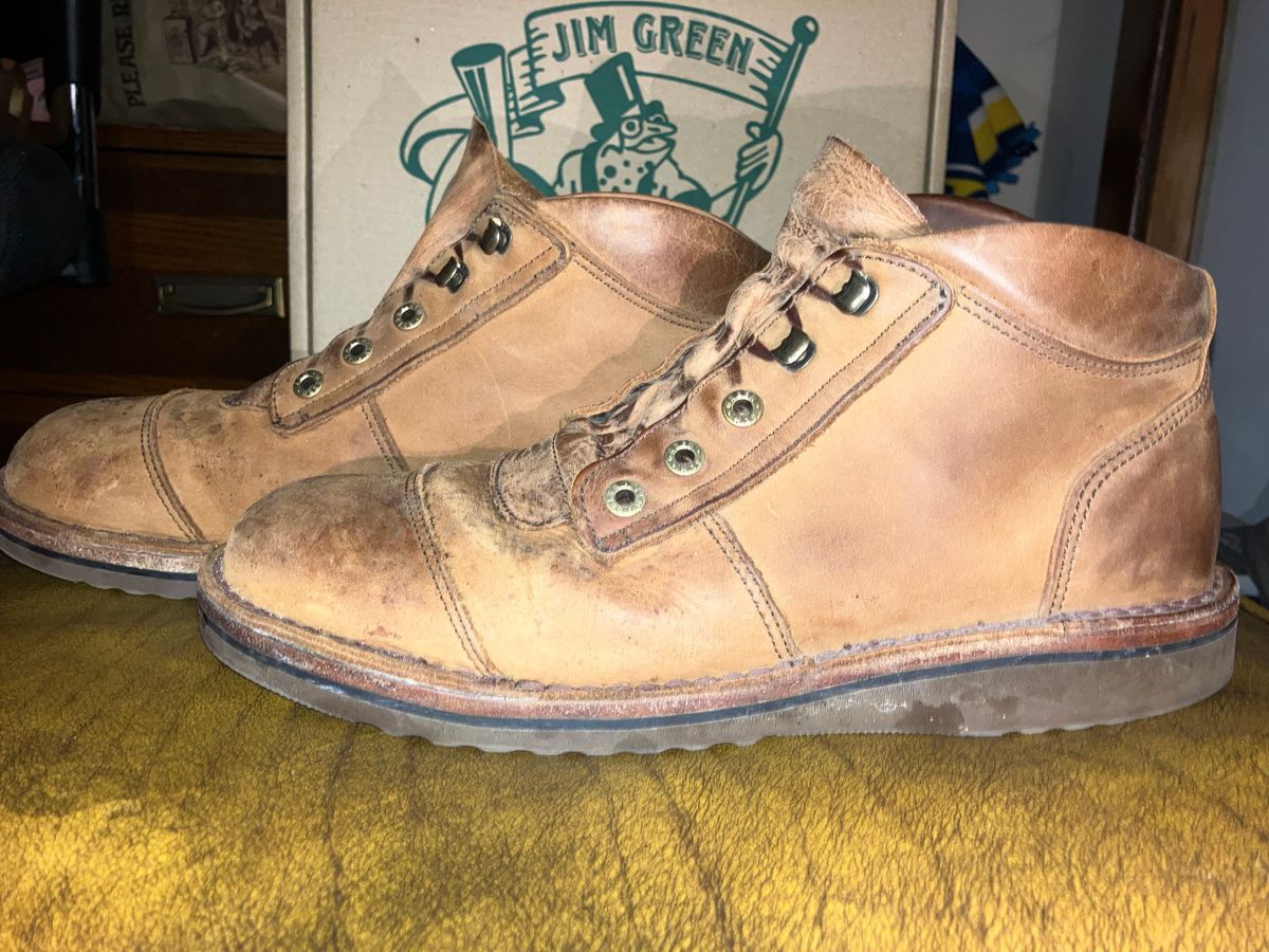 Photo by sigben59 on December 4, 2025 of the Jim Green African Ranger – Leather Midsole in Fudge Crazy Horse.