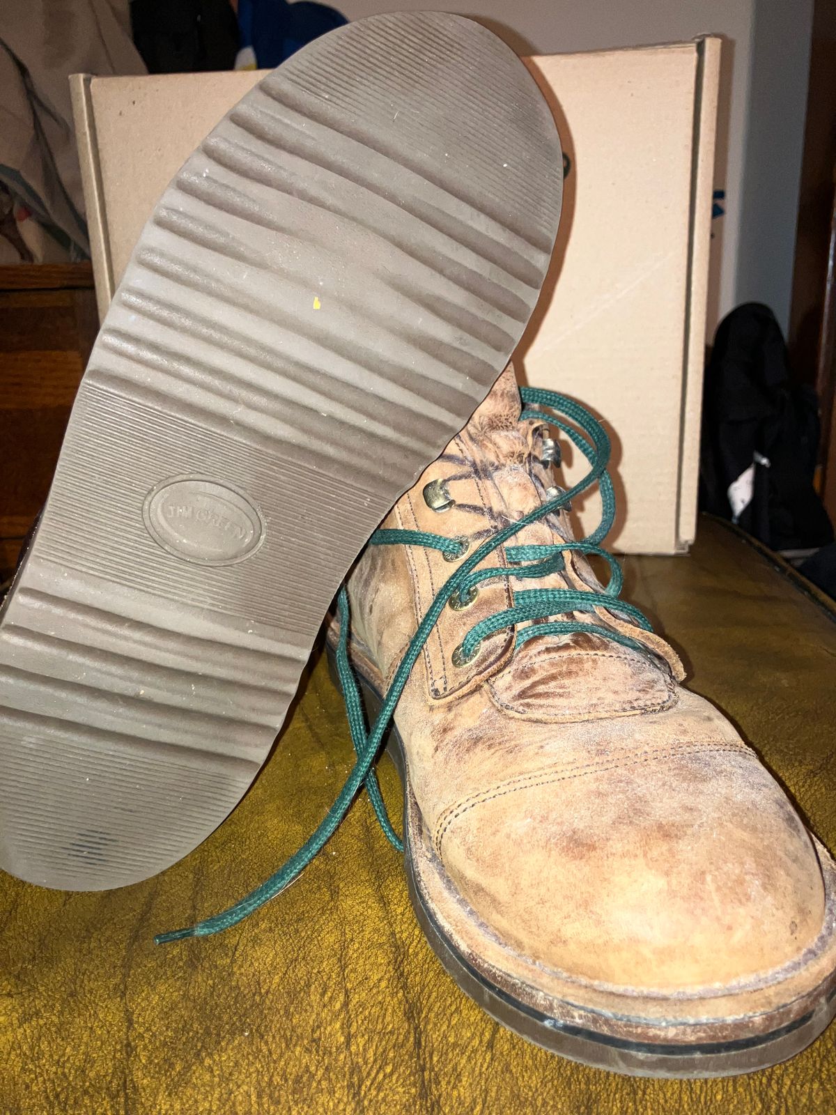 Photo by sigben59 on January 5, 2026 of the Jim Green African Ranger – Leather Midsole in Fudge Crazy Horse.