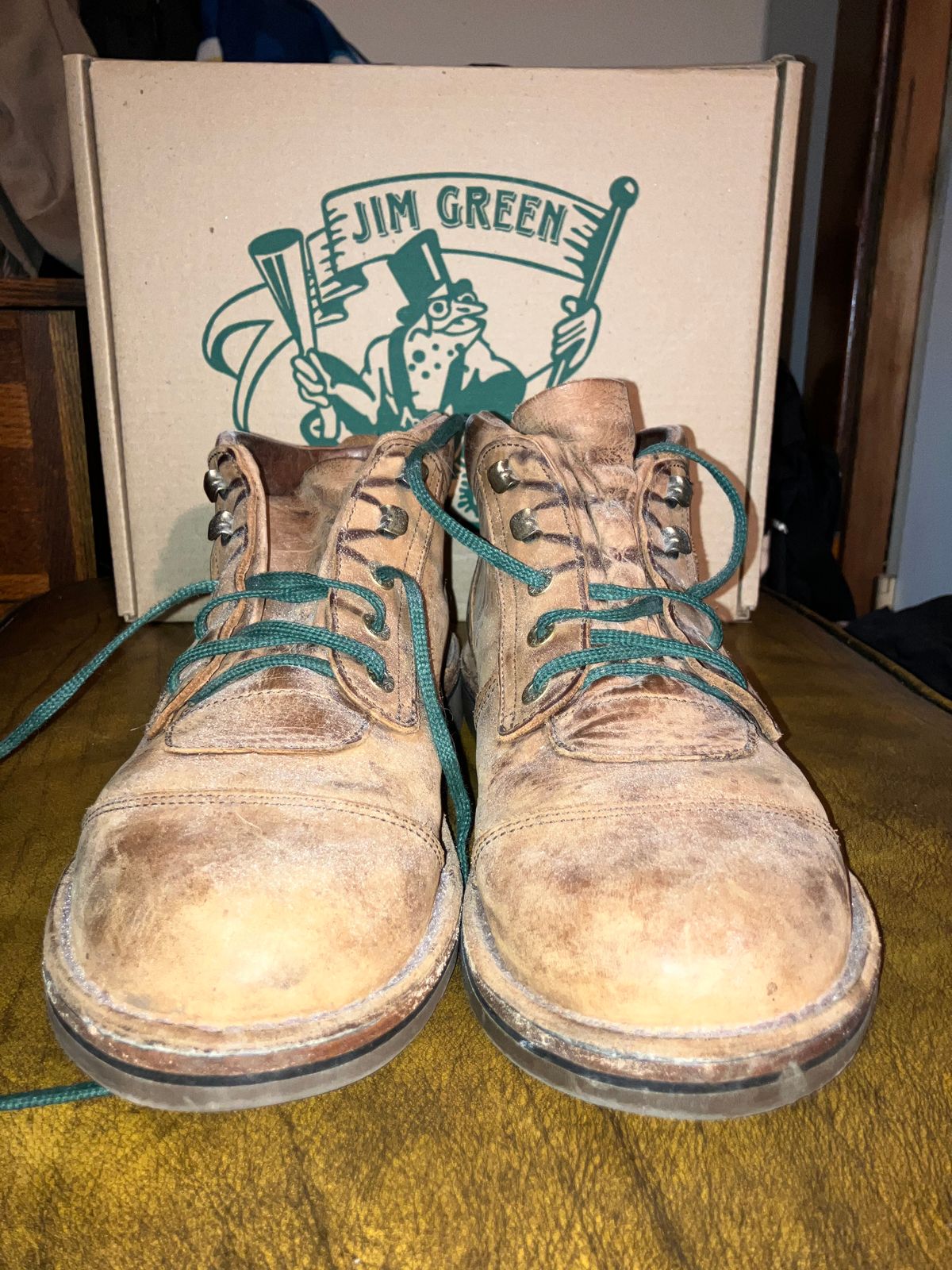 Photo by sigben59 on January 5, 2026 of the Jim Green African Ranger – Leather Midsole in Fudge Crazy Horse.