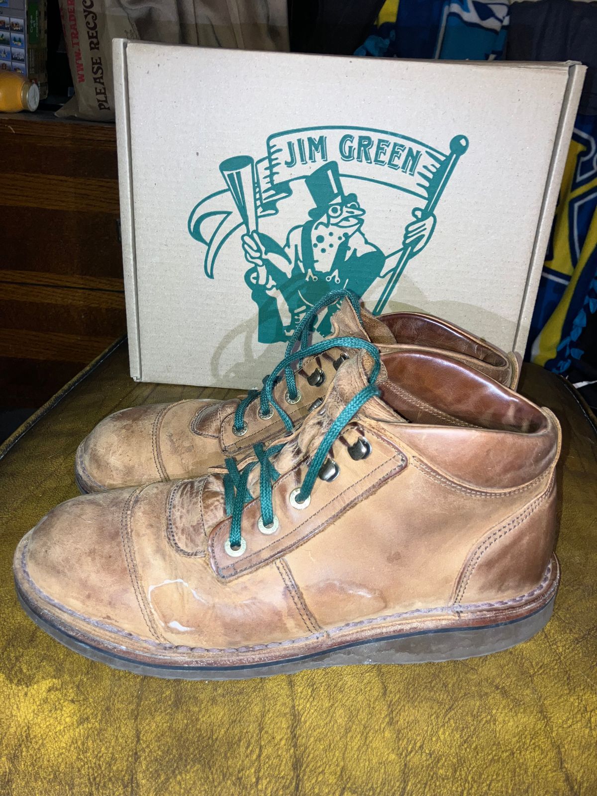 Photo by sigben59 on February 3, 2026 of the Jim Green African Ranger – Leather Midsole in Fudge Crazy Horse.