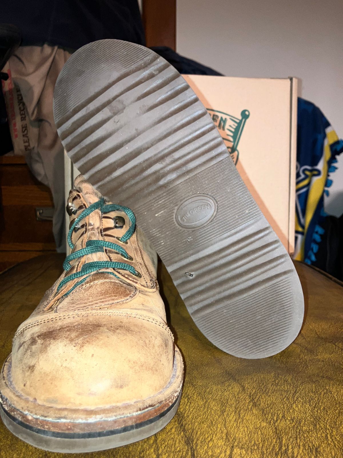 Photo by sigben59 on March 5, 2026 of the Jim Green African Ranger – Leather Midsole in Fudge Crazy Horse.