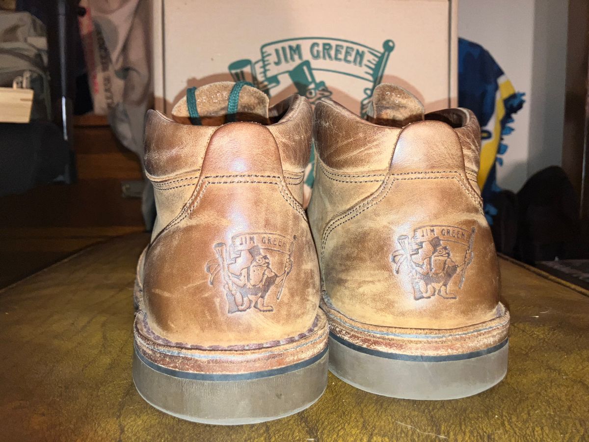 Photo by sigben59 on March 5, 2026 of the Jim Green African Ranger – Leather Midsole in Fudge Crazy Horse.