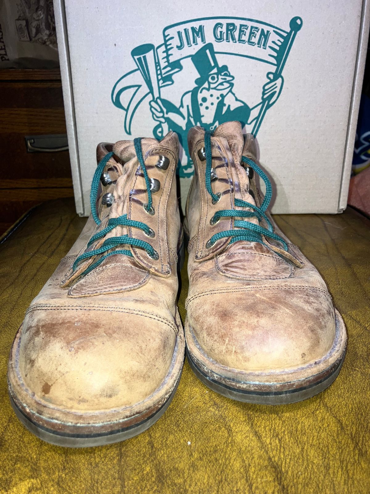 Photo by sigben59 on April 5, 2026 of the Jim Green African Ranger – Leather Midsole in Fudge Crazy Horse.