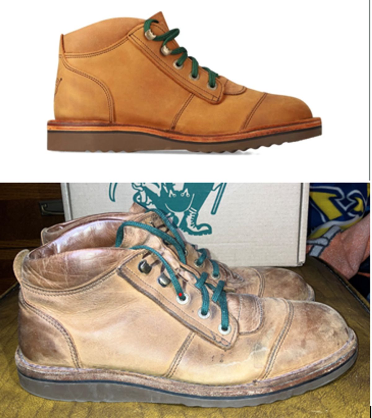 Photo by sigben59 on April 7, 2026 of the Jim Green African Ranger – Leather Midsole in Fudge Crazy Horse.