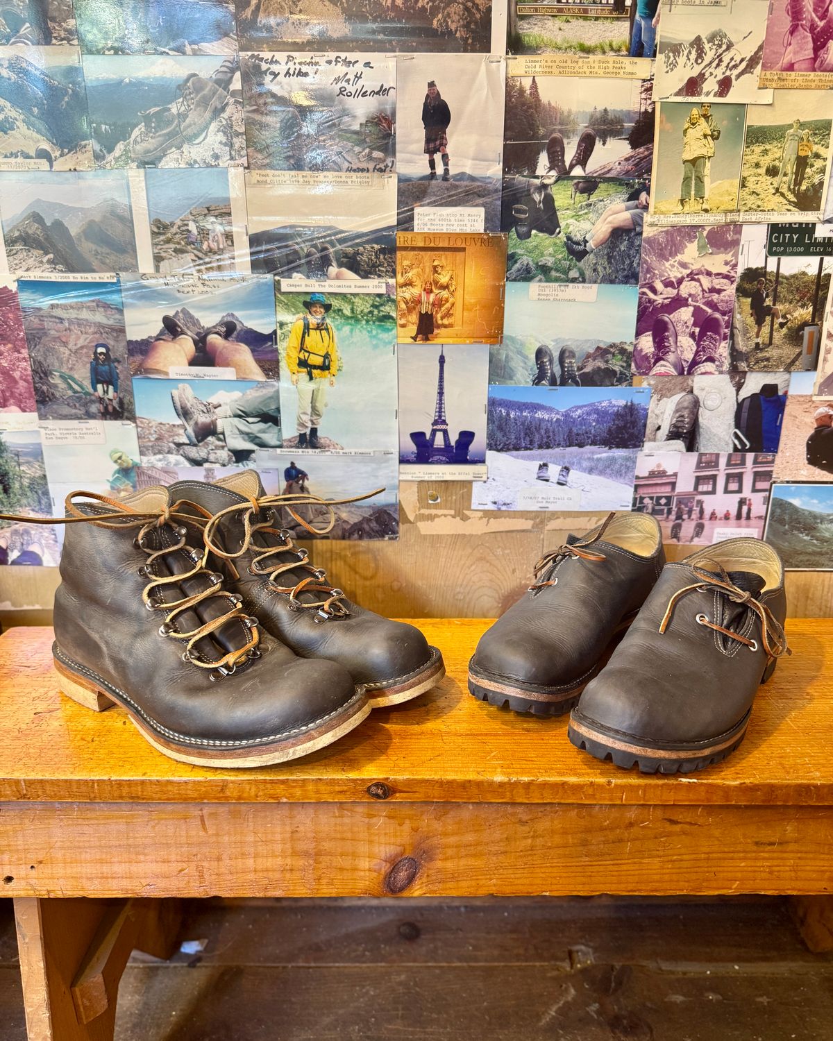 Photo by LimmerGuy on February 5, 2025 of the Peter limmer & Sons Custom Haferlschuh in Seidel Steel Gray Crazy Horse.