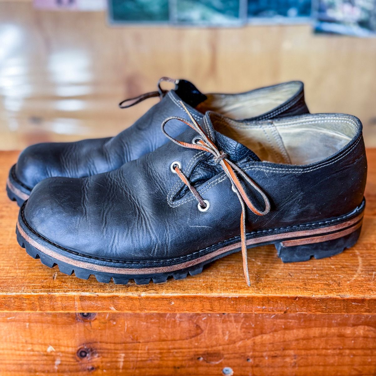 Photo by LimmerGuy on April 4, 2025 of the Peter limmer & Sons Custom Haferlschuh in Seidel Steel Gray Crazy Horse.