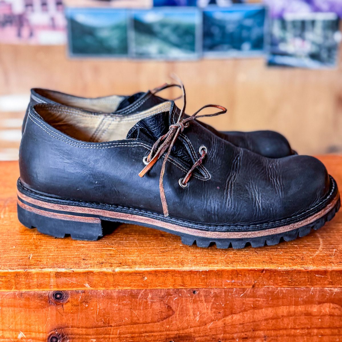 Photo by LimmerGuy on April 4, 2025 of the Peter limmer & Sons Custom Haferlschuh in Seidel Steel Gray Crazy Horse.