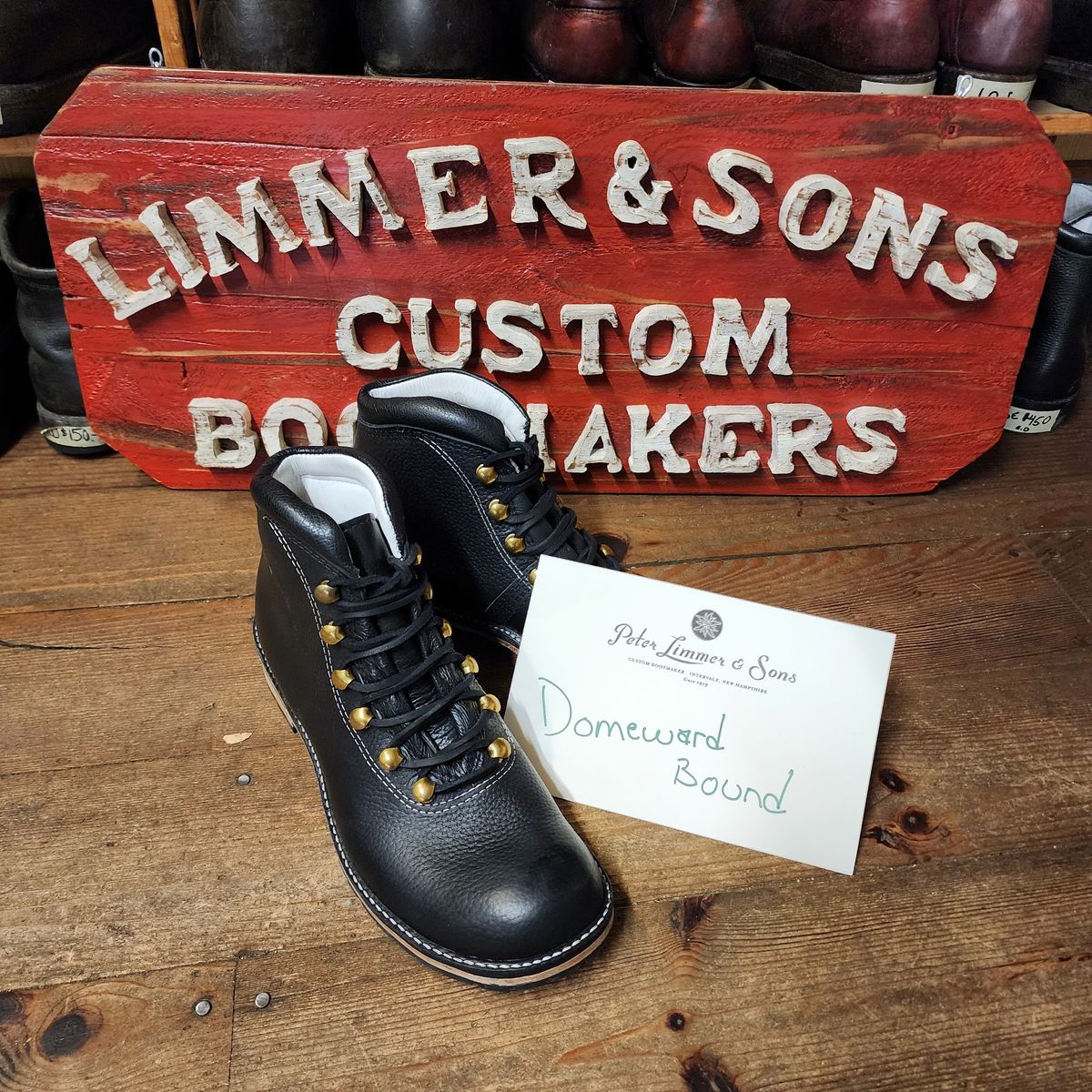 Photo by LimmerGuy on October 1, 2023 of the Peter Limmer & Sons Custom Model in Seidel Raindance: Limmer Edition.