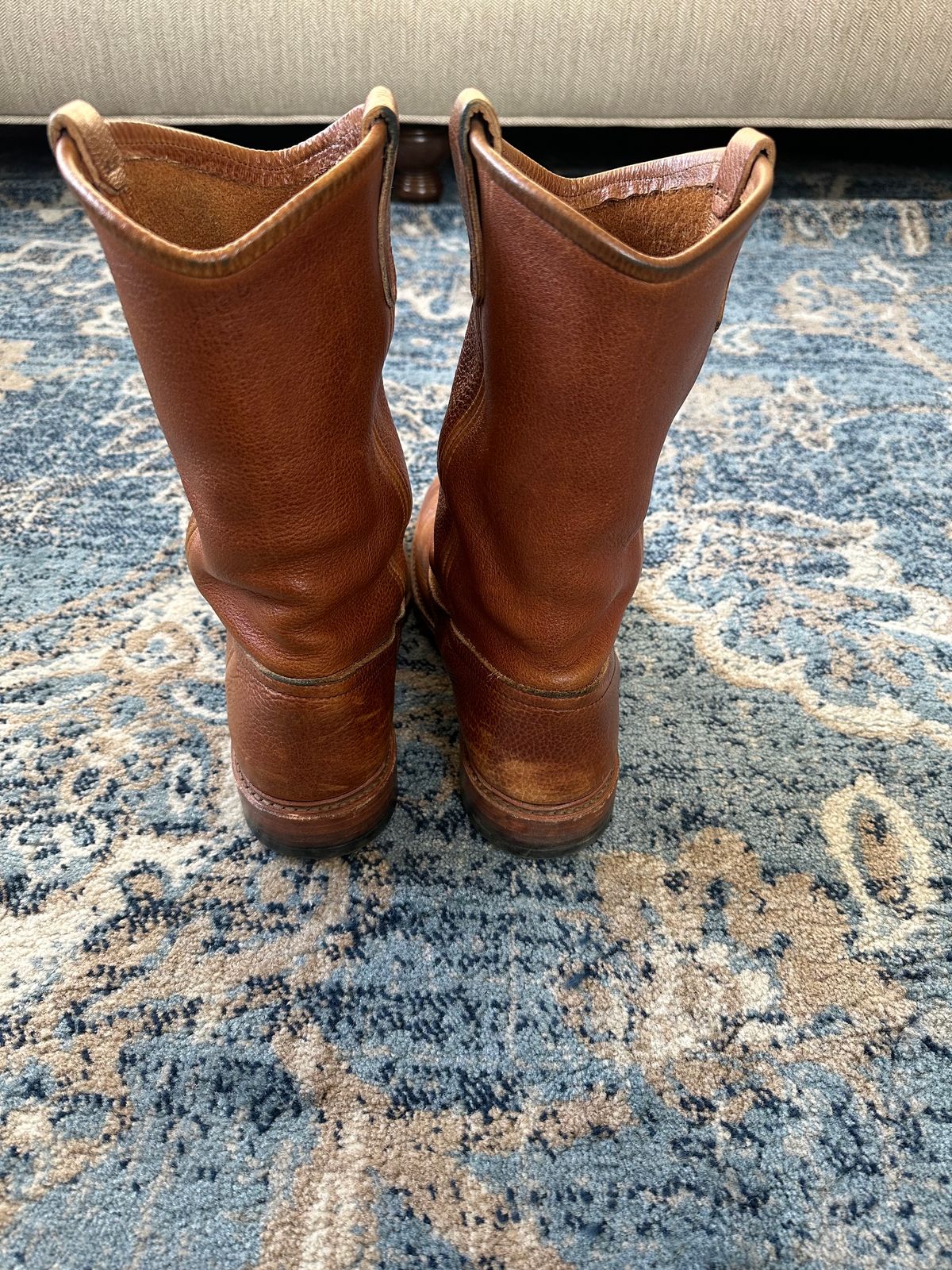 Photo by jayandhisboots on November 5, 2023 of the Allen Edmonds Dallas Roper in Horween Cheyenne Brown.