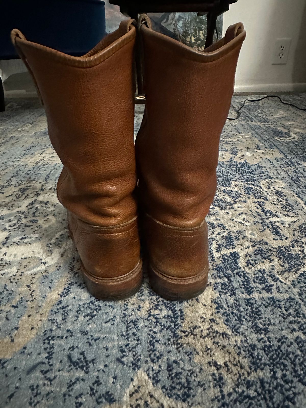 Photo by jayandhisboots on December 6, 2023 of the Allen Edmonds Dallas Roper in Horween Cheyenne Brown.