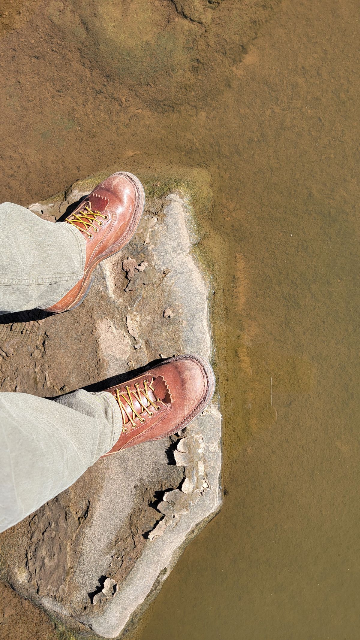 Photo by Jeppysboots on November 3, 2025 of the White's 350 Cutter in Toscanello Horsehide.