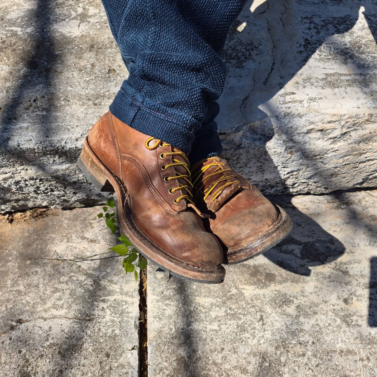 Photo by Jeppysboots on April 2, 2026 of the White's 350 Cutter in Toscanello Horsehide.