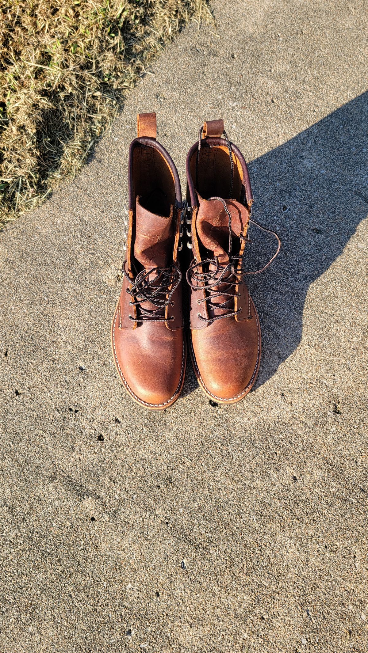 Photo by Jeppysboots on October 1, 2023 of the Red Wing Silversmith in S.B. Foot Copper Rough and Tough.