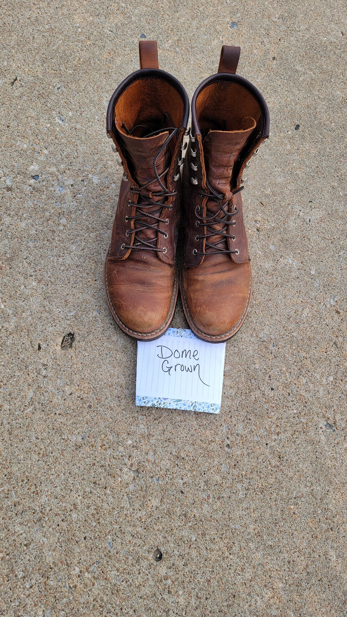 Photo by Jeppysboots on November 6, 2023 of the Red Wing Silversmith in S.B. Foot Copper Rough and Tough.