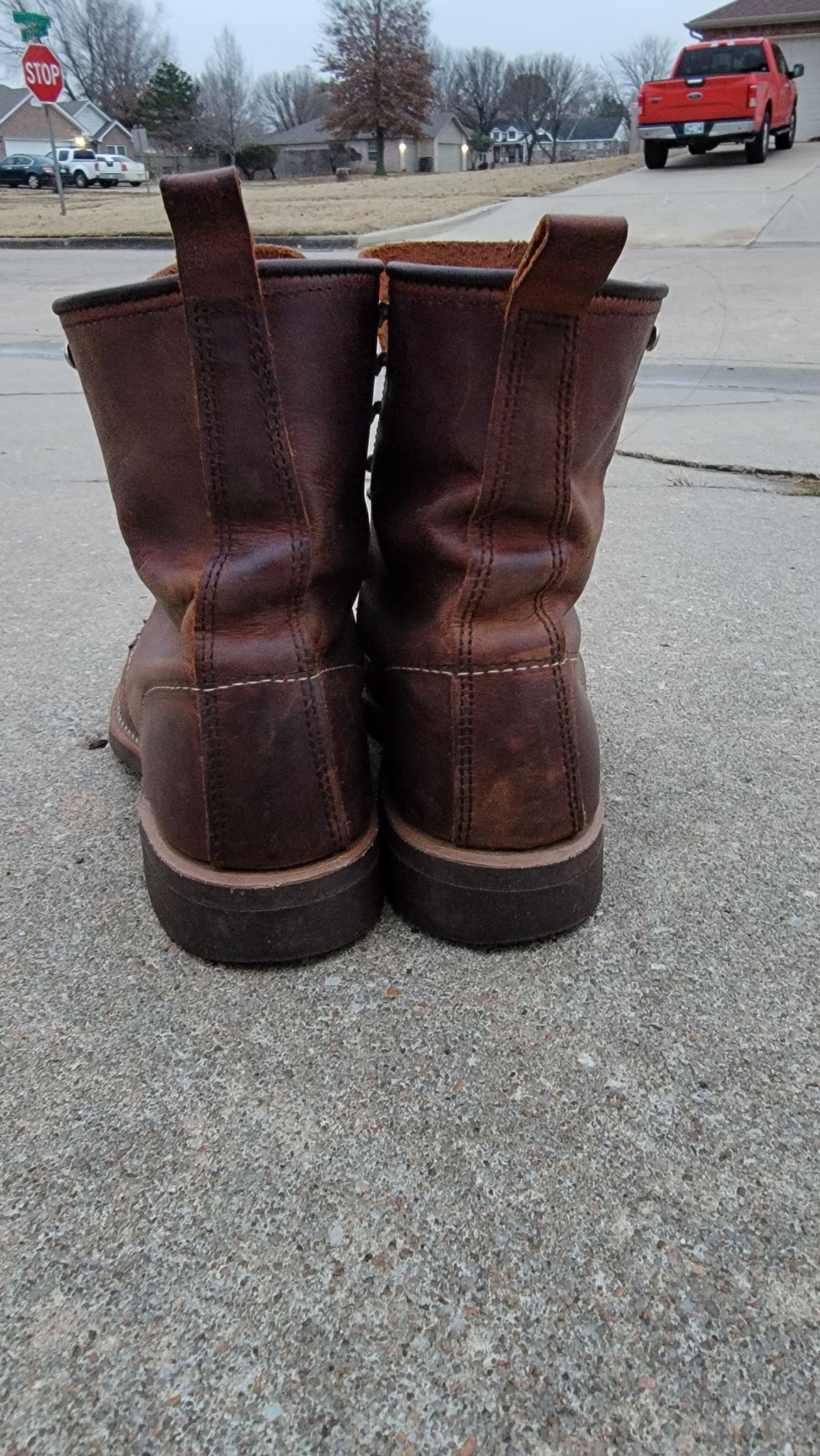 Photo by Jeppysboots on January 5, 2024 of the Red Wing Silversmith in S.B. Foot Copper Rough and Tough.