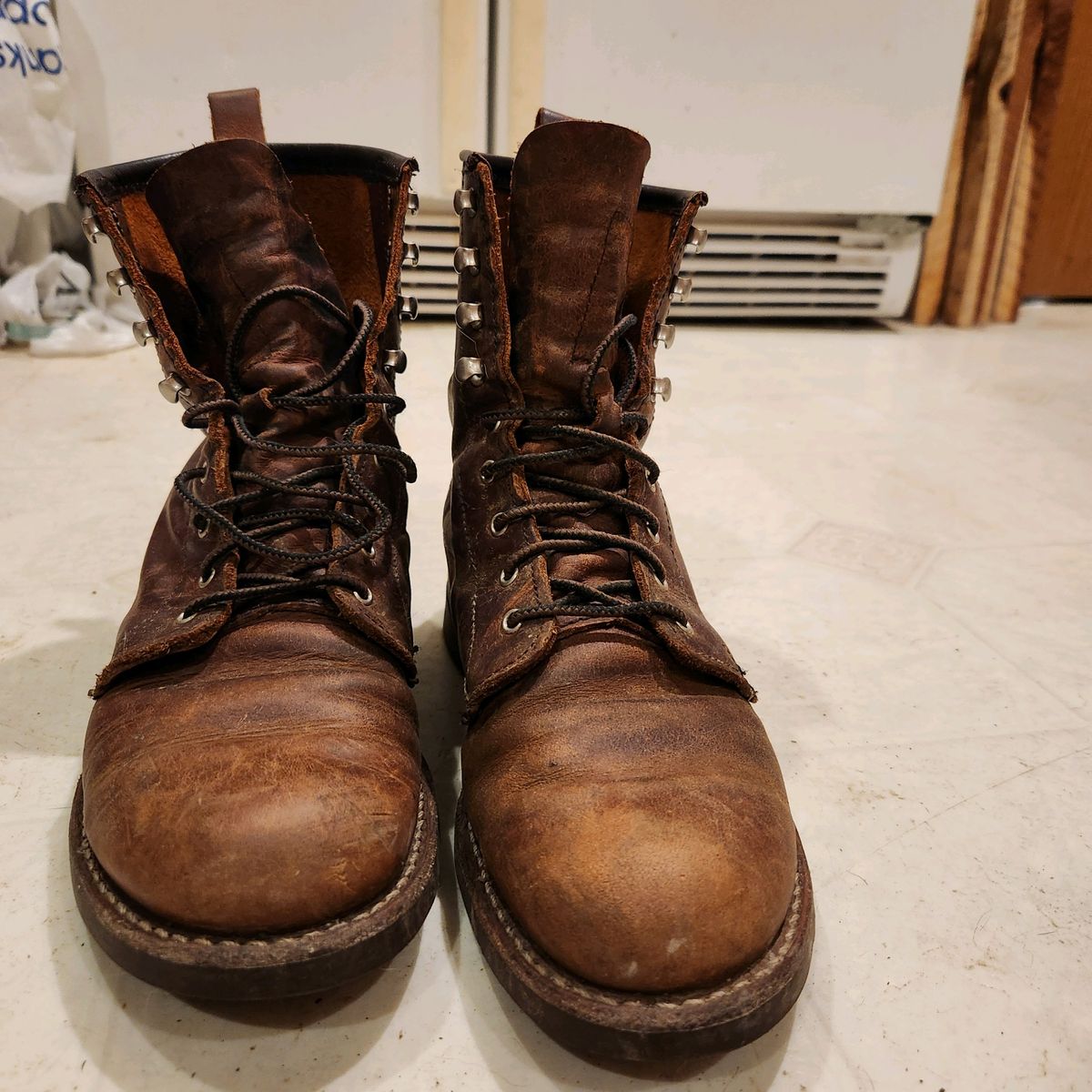 Photo by Jeppysboots on February 6, 2024 of the Red Wing Silversmith in S.B. Foot Copper Rough and Tough.