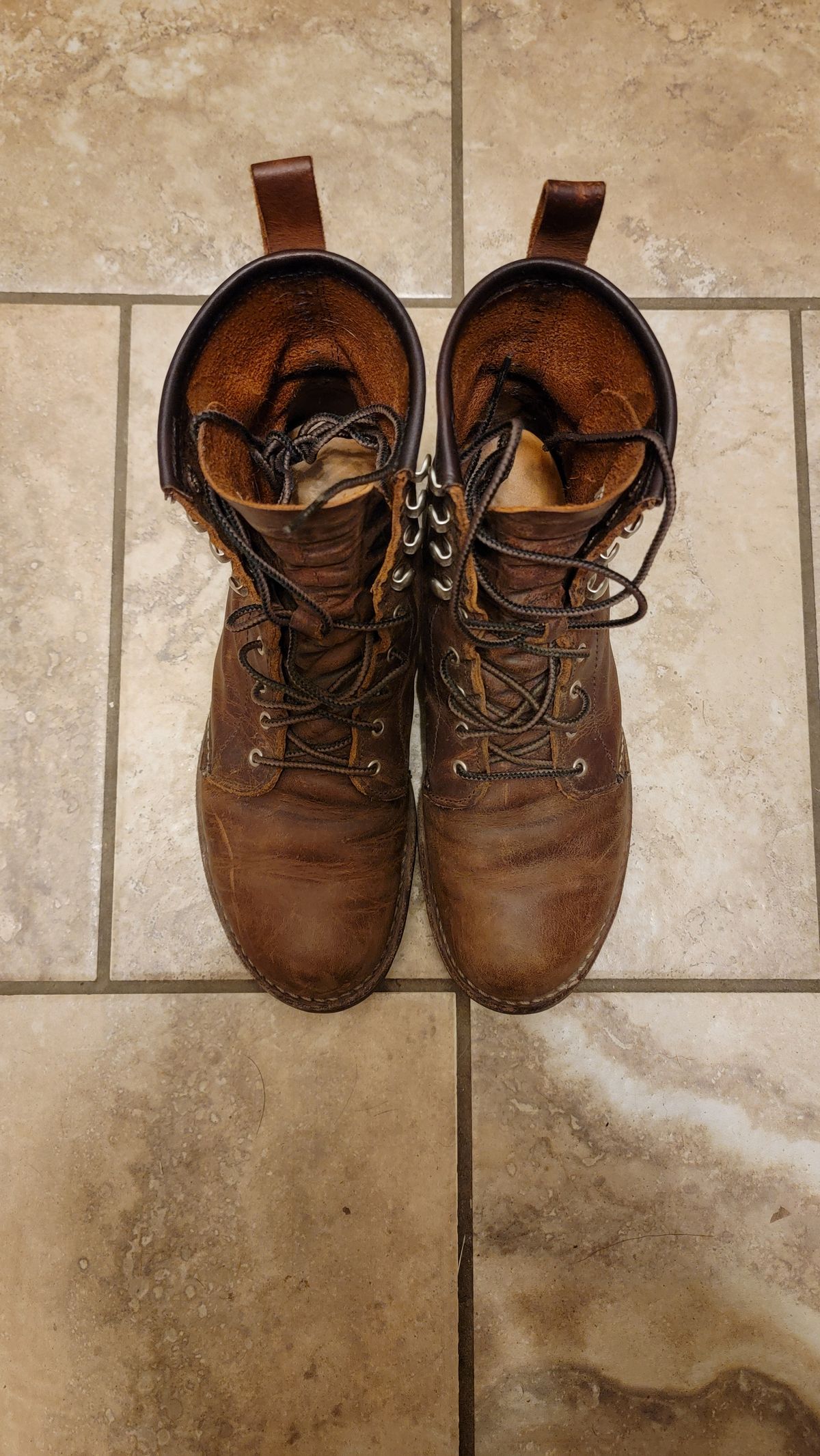Photo by Jeppysboots on March 6, 2024 of the Red Wing Silversmith in S.B. Foot Copper Rough and Tough.