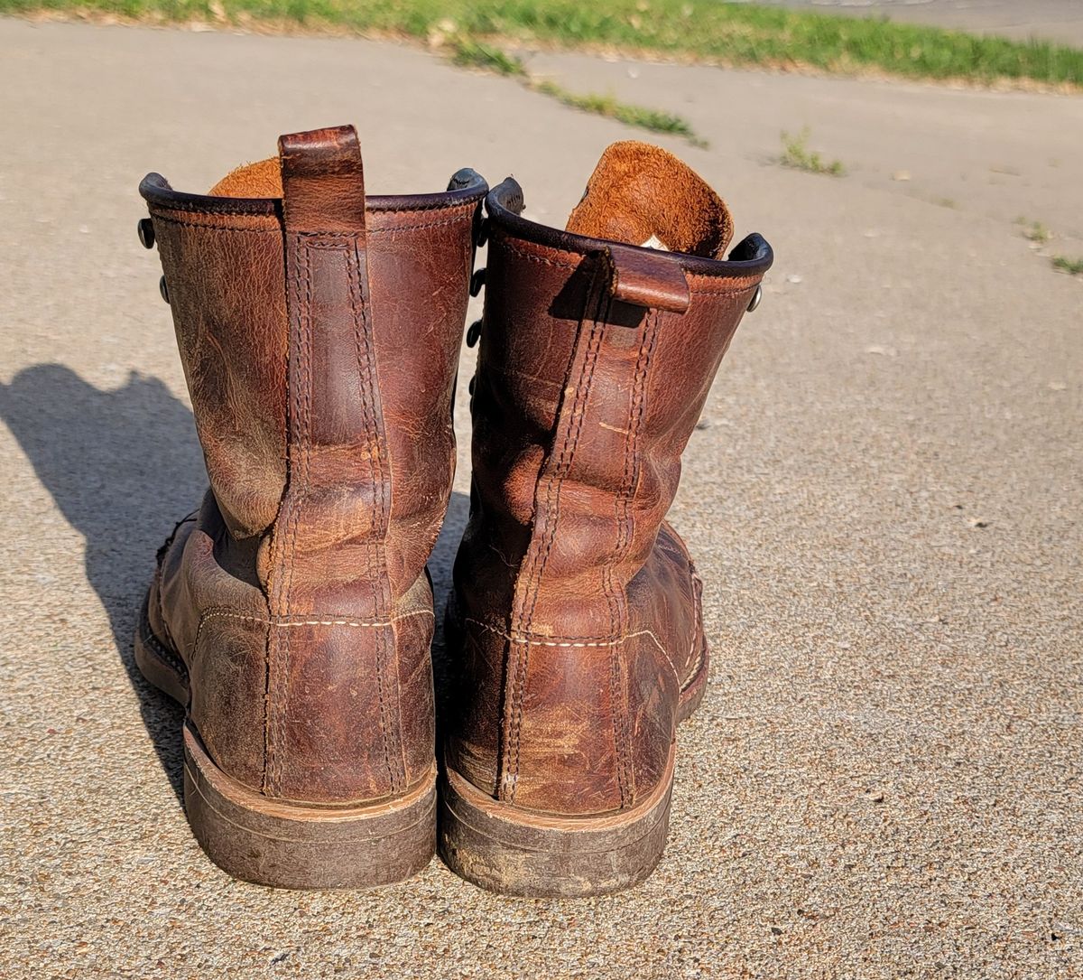 Photo by Jeppysboots on April 5, 2024 of the Red Wing Silversmith in S.B. Foot Copper Rough and Tough.