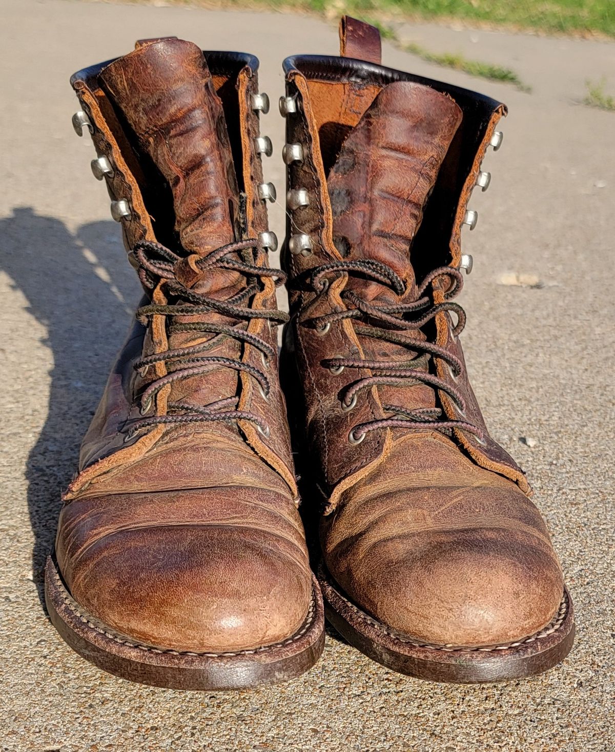 Photo by Jeppysboots on April 5, 2024 of the Red Wing Silversmith in S.B. Foot Copper Rough and Tough.