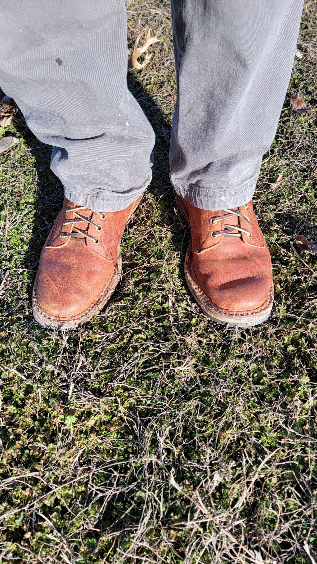 Photo by Jeppysboots on February 5, 2023 of the White's 350 Cruiser in C.F. Stead Rosewood Kudu.