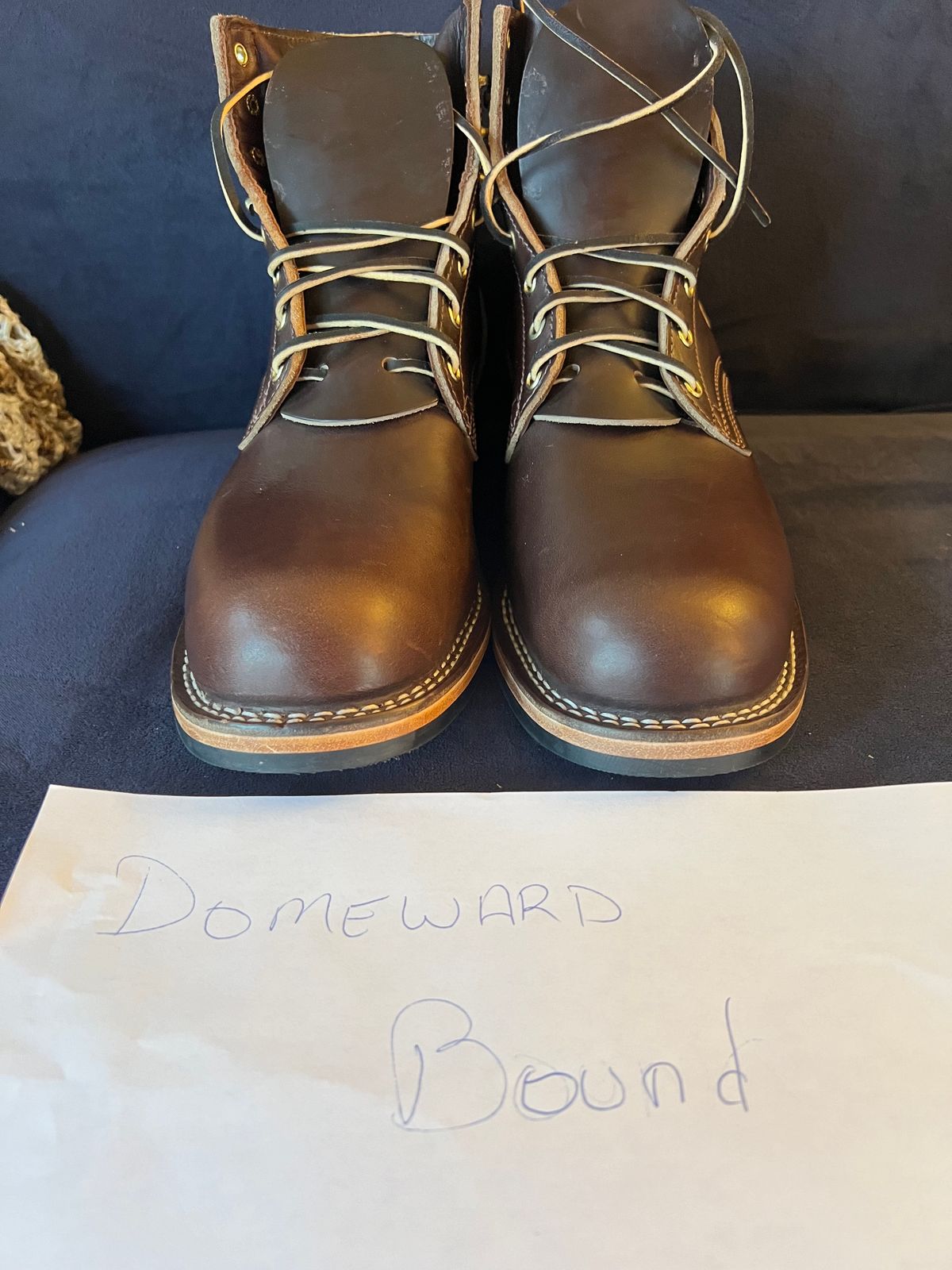 Photo by enarges on October 2, 2023 of the Nicks Americana in Horween Brown Chromexcel.
