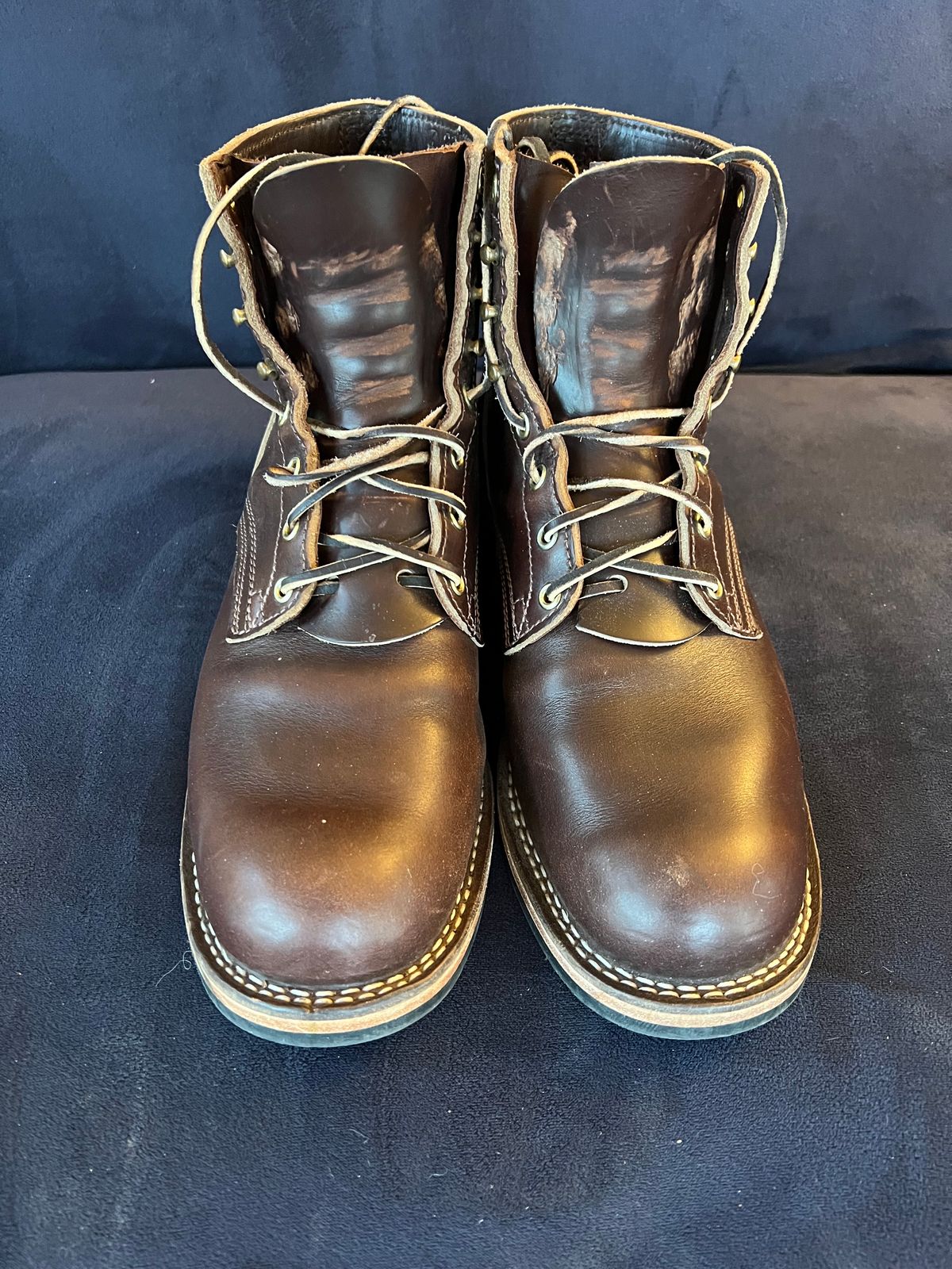Photo by enarges on November 3, 2023 of the Nicks Americana in Horween Brown Chromexcel.
