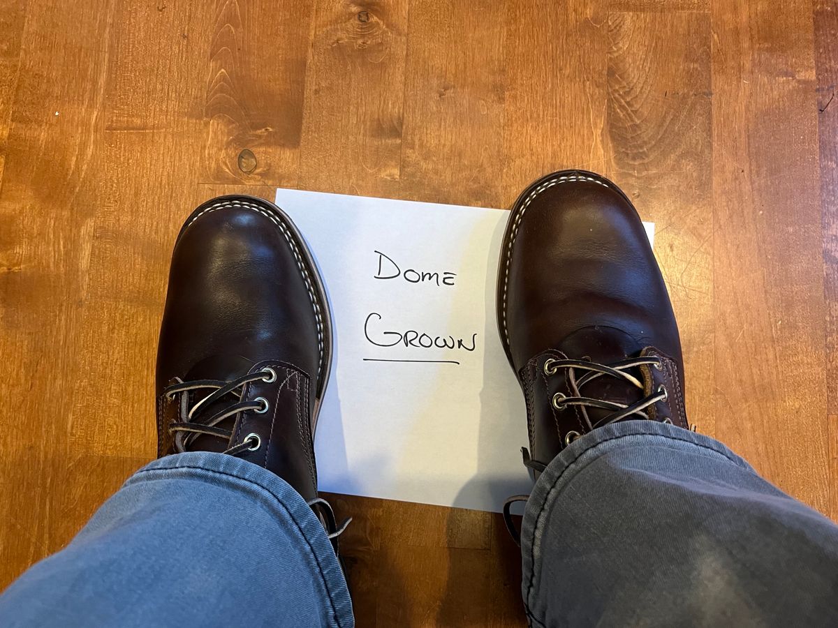 Photo by enarges on November 3, 2023 of the Nicks Americana in Horween Brown Chromexcel.