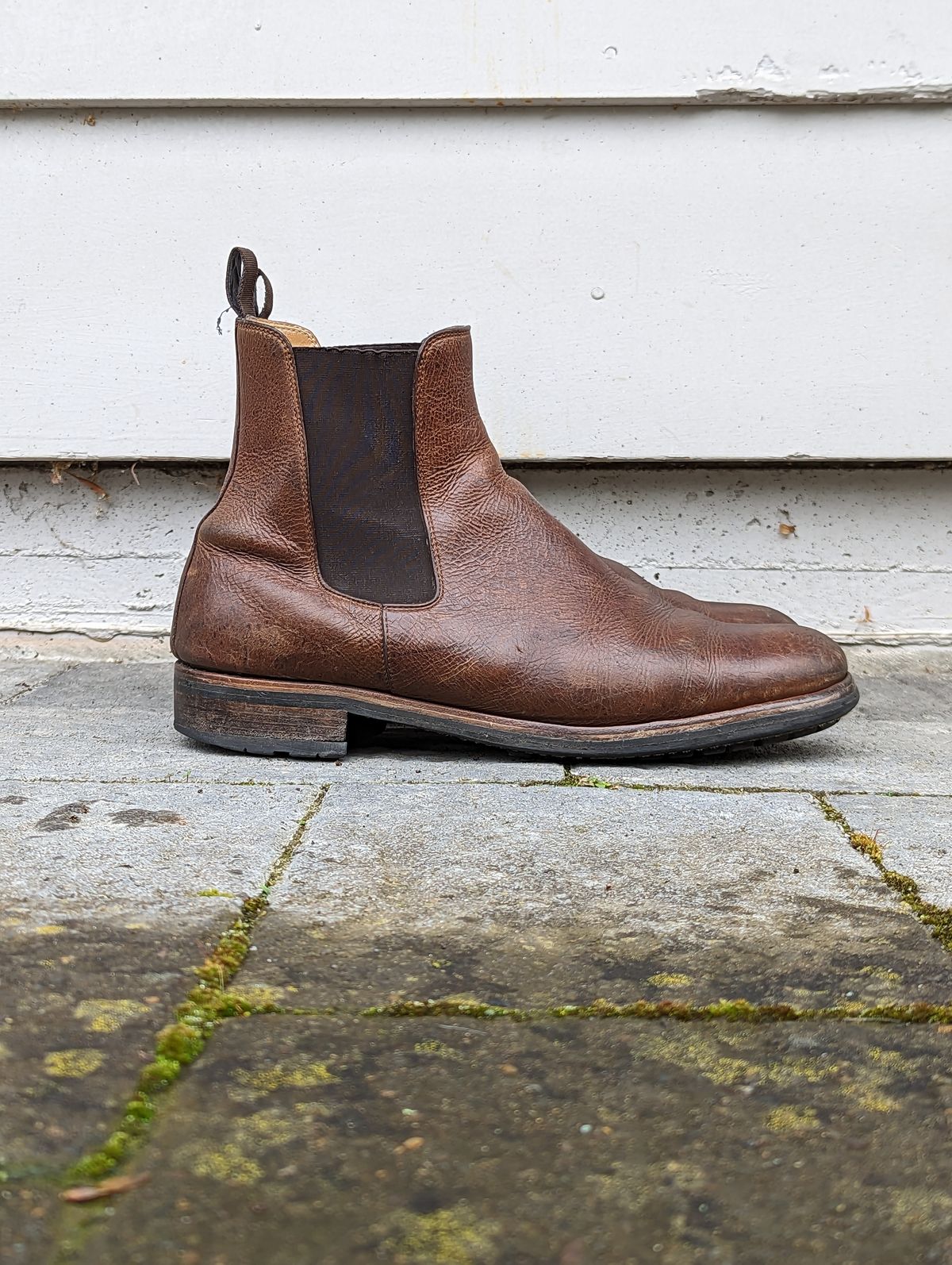 Photo by CanardGris on April 6, 2023 of the Mark Albert Chelsea Boot in Unlisted Leather.