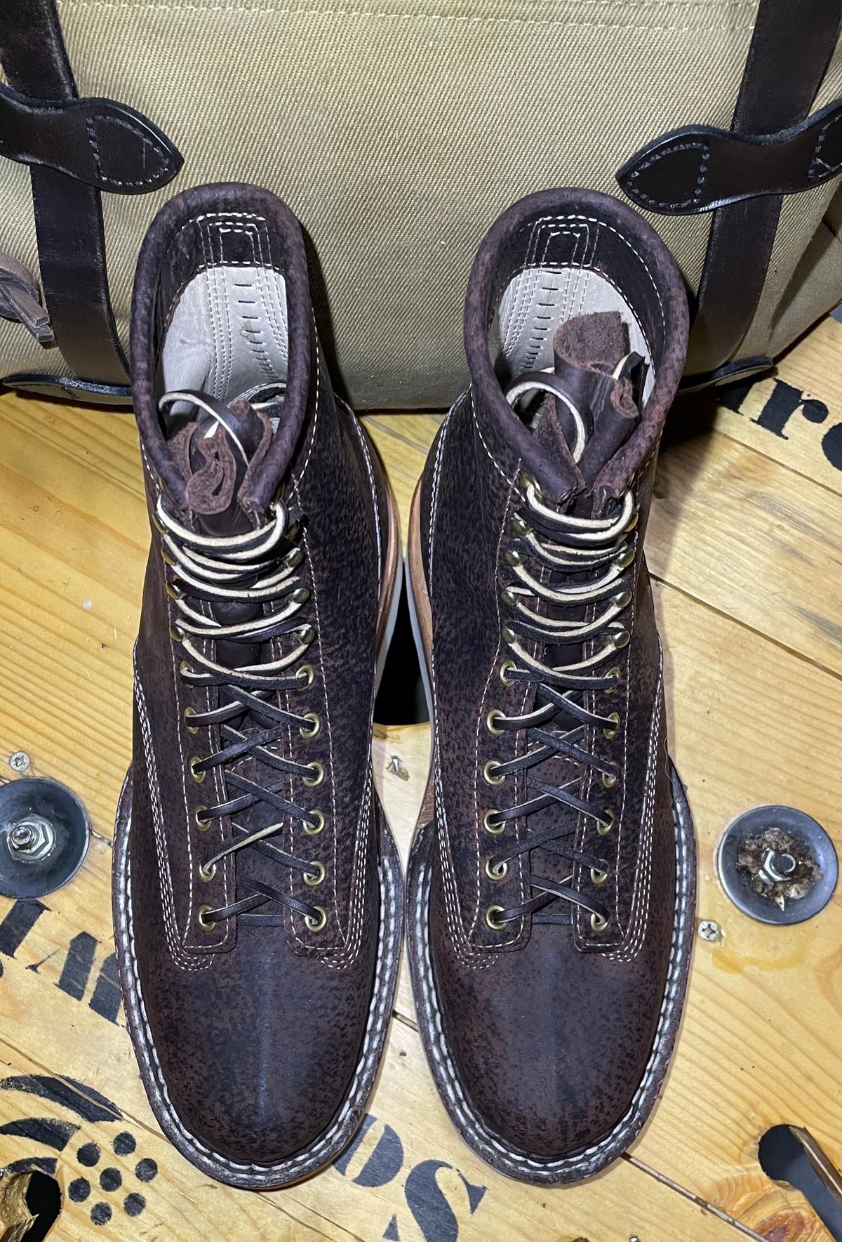 Photo by bootsman1 on November 6, 2022 of the White's Unlisted Model in Unlisted Leather.