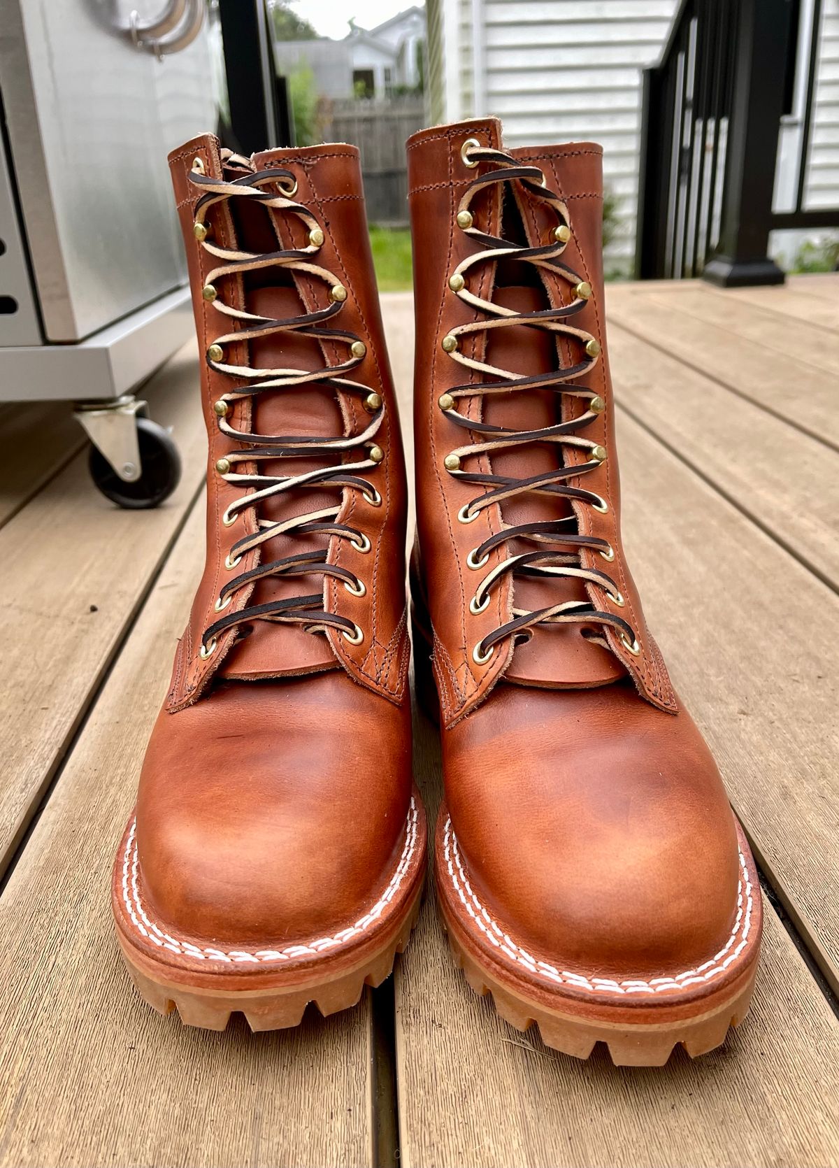 Photo by advancedbuffalo on October 1, 2023 of the Nicks Overlander in Wickett & Craig Natural Double Stuffed.