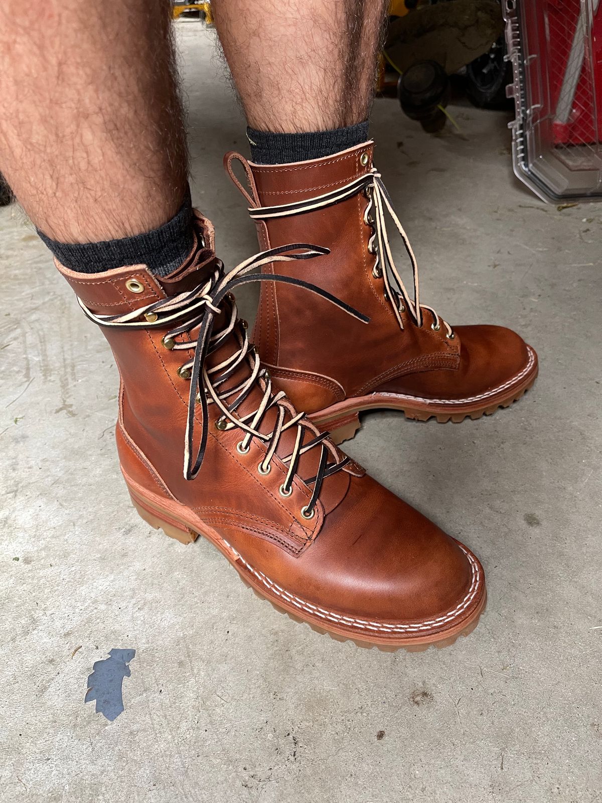 Photo by advancedbuffalo on October 1, 2023 of the Nicks Overlander in Wickett & Craig Natural Double Stuffed.