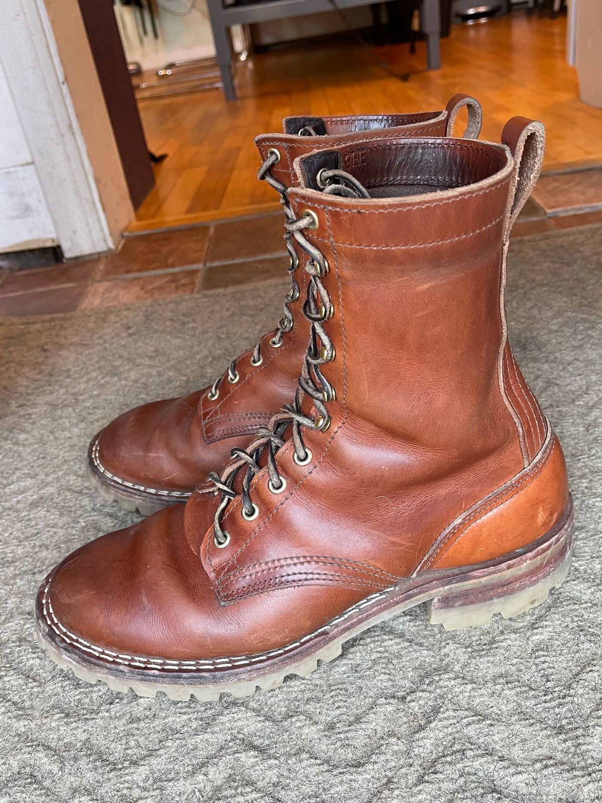 Photo by advancedbuffalo on January 5, 2024 of the Nicks Overlander in Wickett & Craig Natural Double Stuffed.