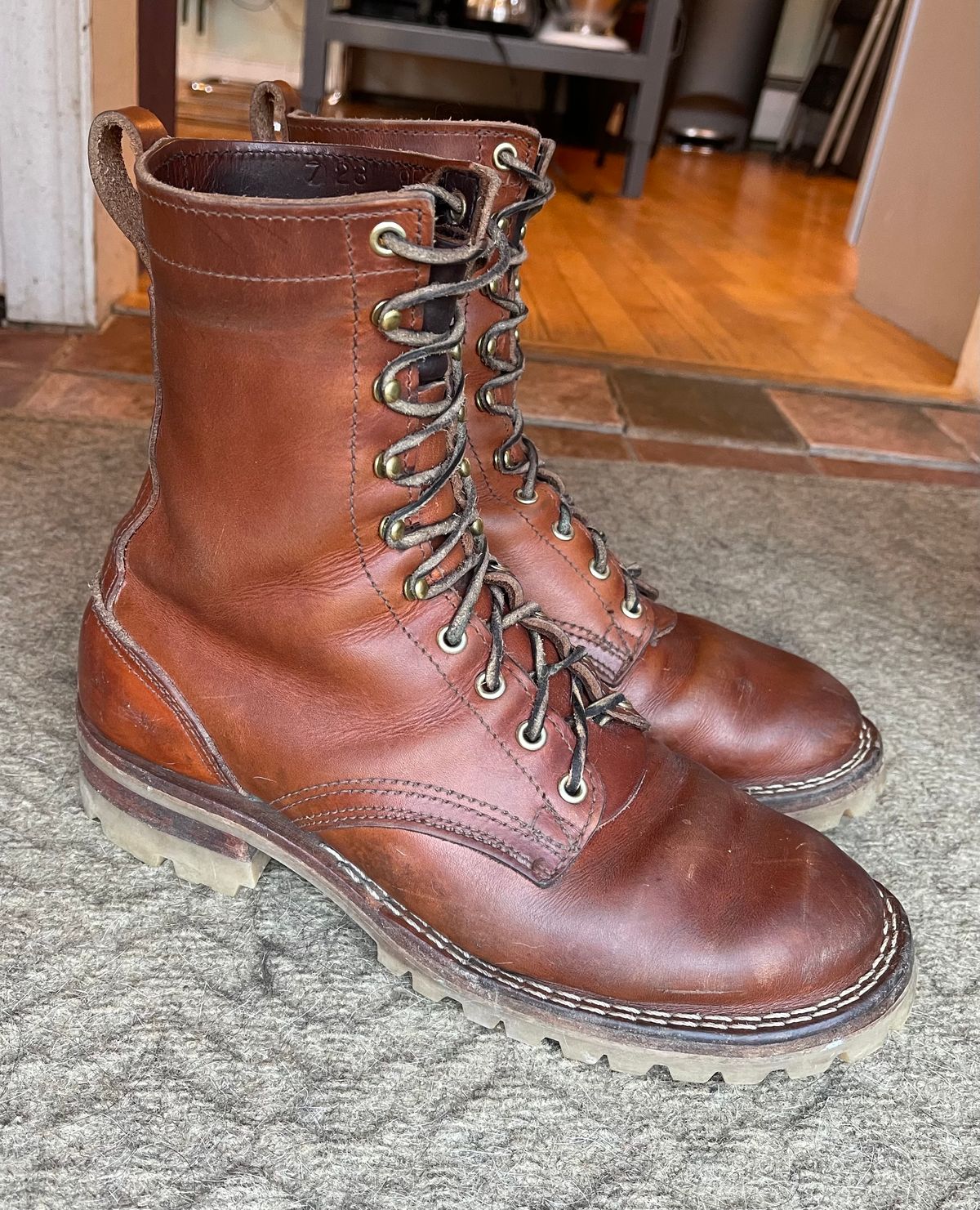 Photo by advancedbuffalo on January 5, 2024 of the Nicks Overlander in Wickett & Craig Natural Double Stuffed.