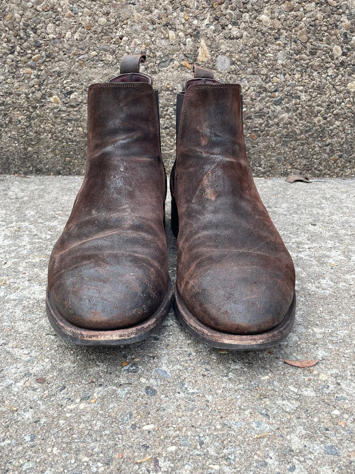 Photo by solestandcool on January 2, 2026 of the Edward Green Govan in Iron Waxed Suede.
