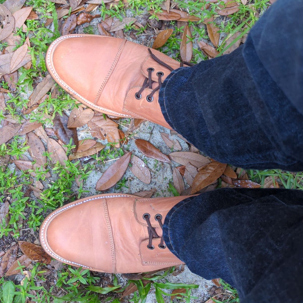 Photo by abrinson on September 23, 2023 of the John Doe Shoes 420 in Horween Natural Essex.