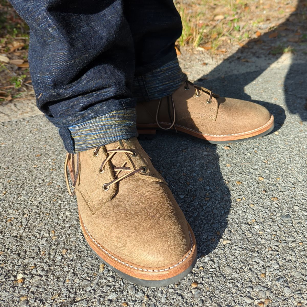 Photo by abrinson on November 6, 2022 of the Truman Service Boot in C.F. Stead Gaucho Unicorn Elk.