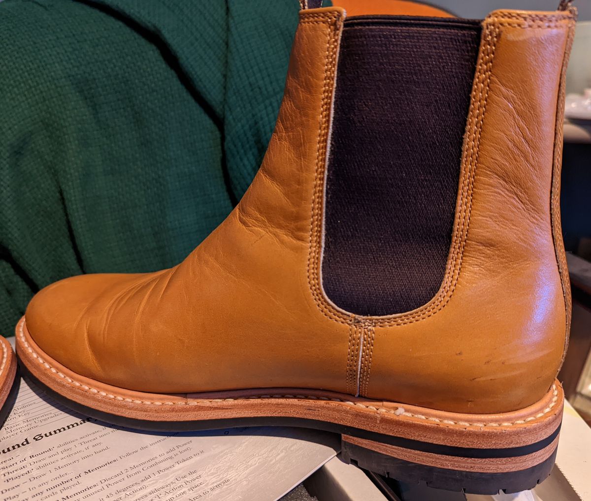 Photo by abrinson on May 6, 2022 of the Taylor Stitch Ranch Boot in Unknown Material.