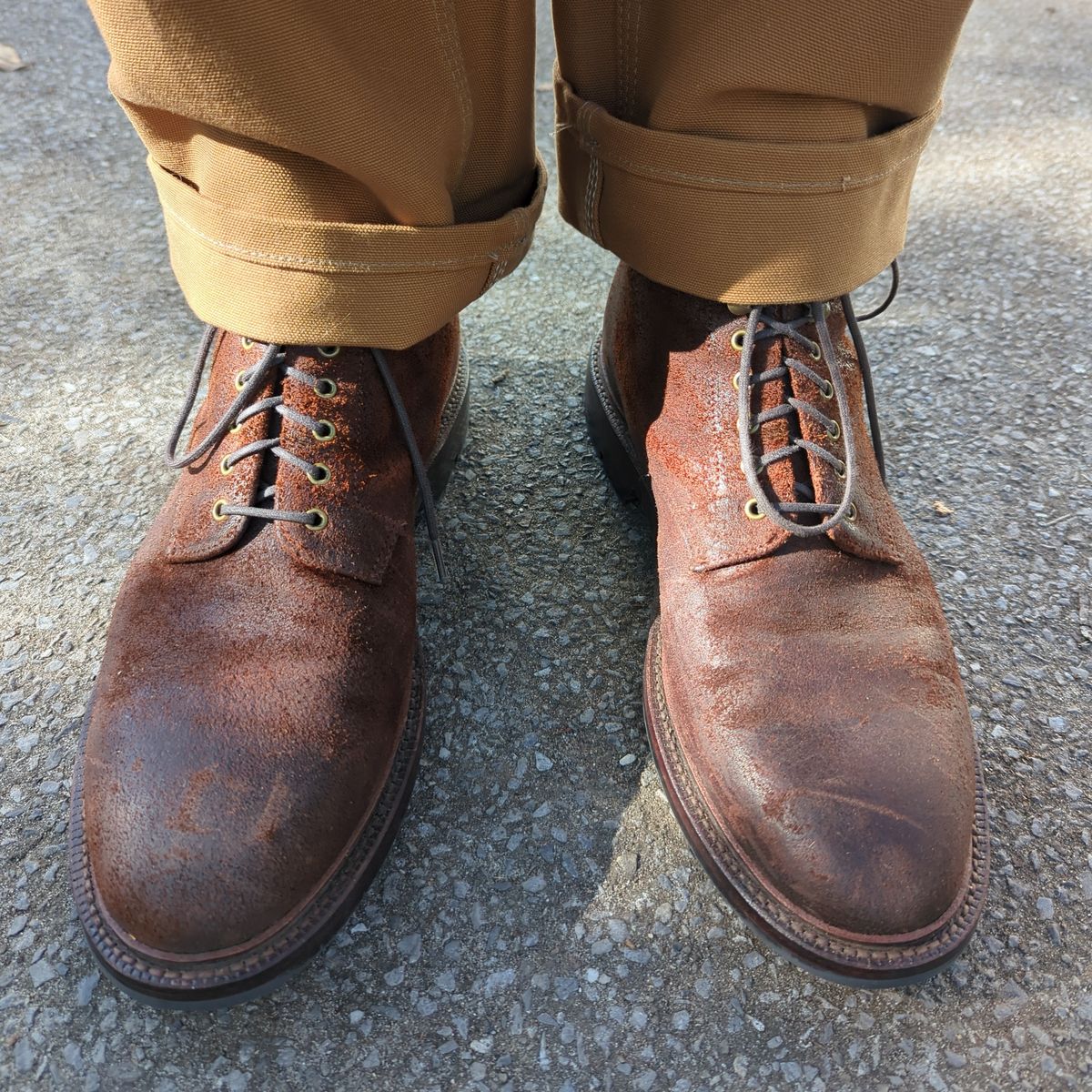 Photo by abrinson on October 20, 2022 of the Grant Stone Edward Boot in Unknown Material.