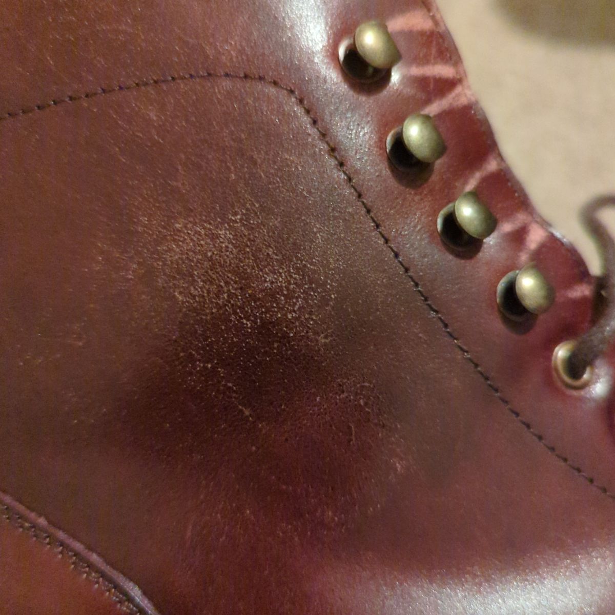 Photo by abrinson on October 18, 2022 of the Meermin Jumper Boot in Burgundy Heritage Shell Cordovan.