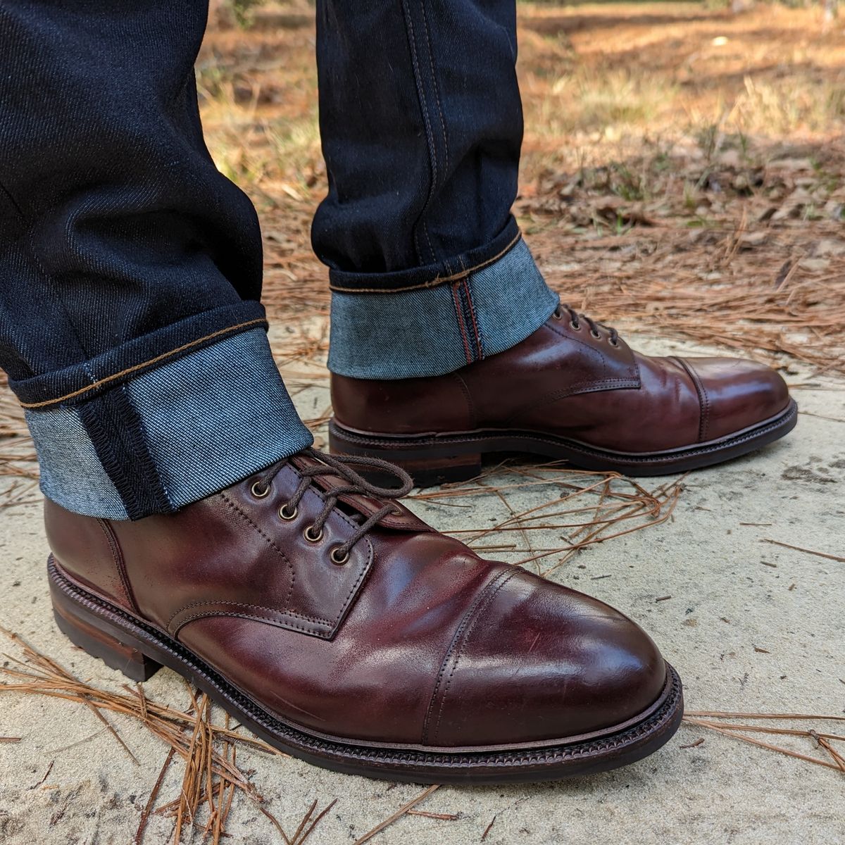 Photo by abrinson on December 4, 2022 of the Meermin Jumper Boot in Burgundy Heritage Shell Cordovan.