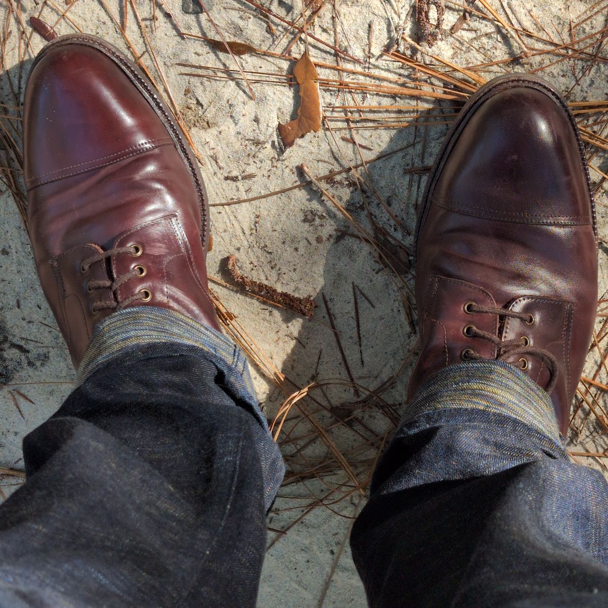 Photo by abrinson on November 19, 2023 of the Meermin Jumper Boot in Burgundy Heritage Shell Cordovan.
