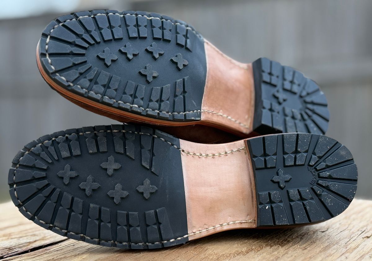 Photo by ChrisoftheW on March 12, 2026 of the White's MP-Sherman Toe Cap in Seidel Distressed Roughout.