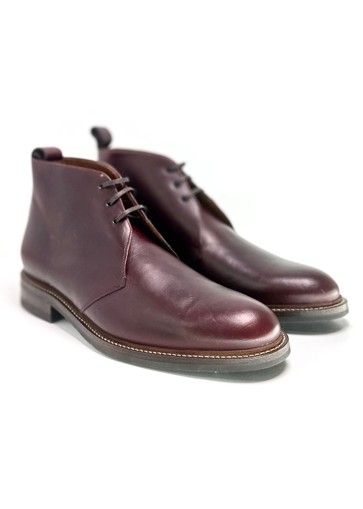 Photo by ChrisoftheW on January 3, 2024 of the Caswell Boot Company Coimbra in Horween Color 8 Chromexcel.