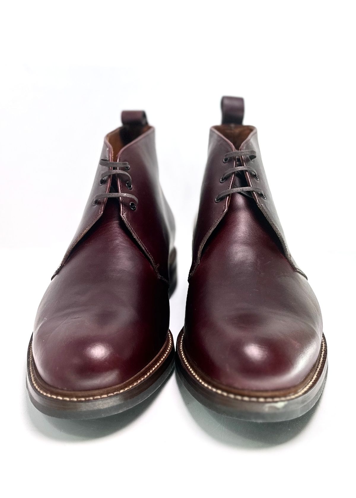 Photo by ChrisoftheW on January 3, 2024 of the Caswell Boot Company Coimbra in Horween Color 8 Chromexcel.