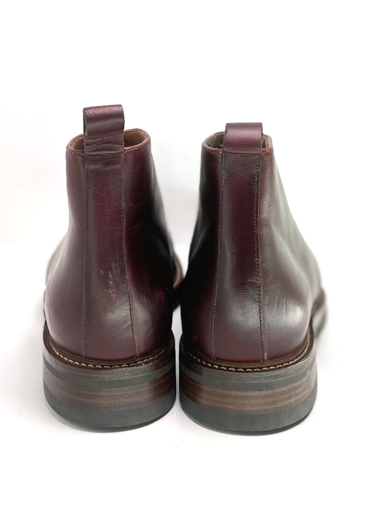 Photo by ChrisoftheW on January 3, 2024 of the Caswell Boot Company Coimbra in Horween Color 8 Chromexcel.