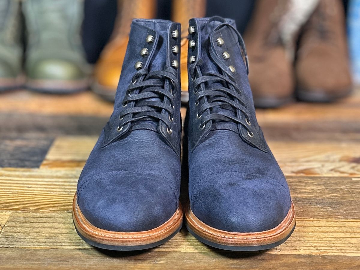 Photo by ChrisoftheW on May 30, 2025 of the Parkhurst The Richmond in C.F. Stead Blue Depths Rambler.