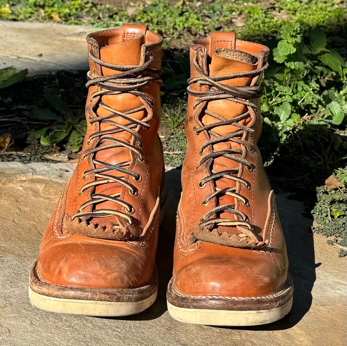 Photo by sthilburn on January 5, 2024 of the Wesco Jobmaster in Maryam Natural Horsehide.