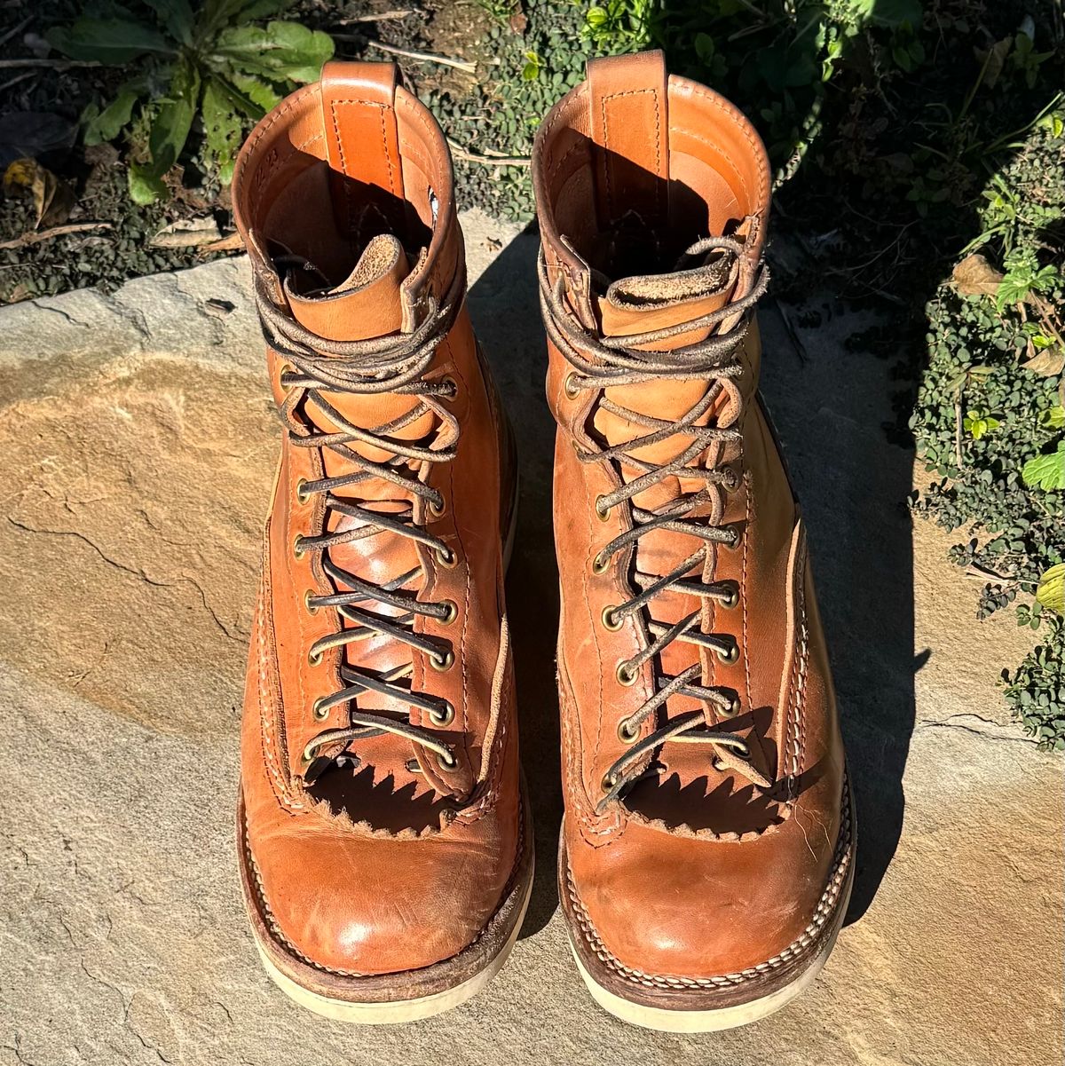 Photo by sthilburn on January 5, 2024 of the Wesco Jobmaster in Maryam Natural Horsehide.