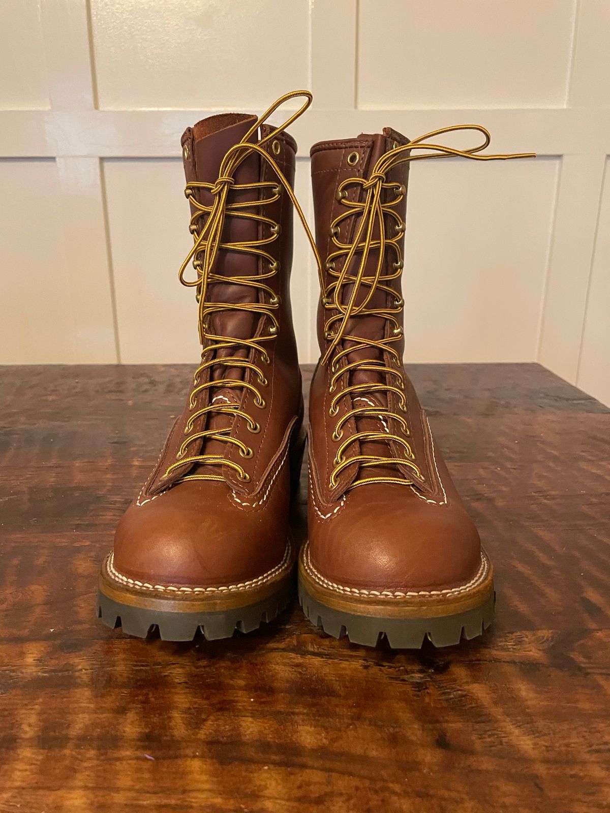 Photo by sthilburn on October 2, 2022 of the Wesco Jobmaster in Seidel Brown Oil Tan.